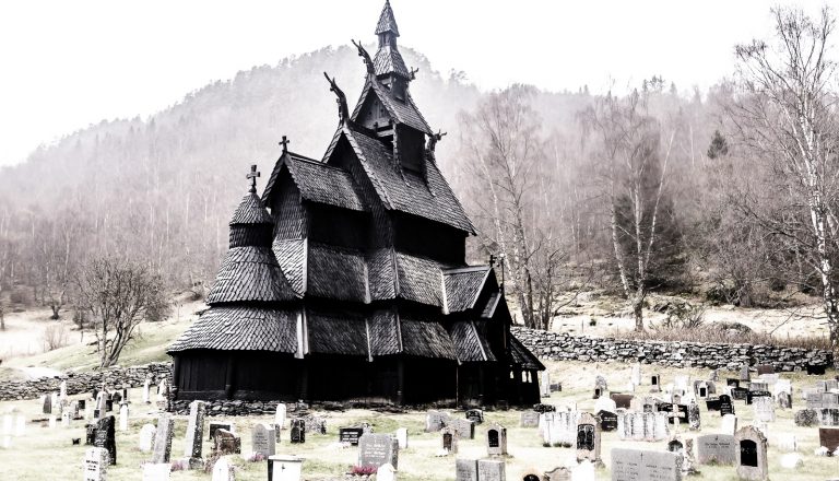 A peculiar Igreja de Madeira de Borgund, na Noruega