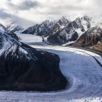 Aerial photography Glaciar