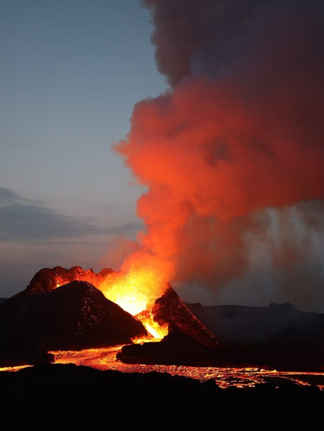 A atividade dos vulcões na Islândia